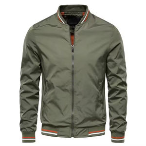 Haute qualité dernière conception 100% Polyester fait hommes Bomber veste imperméable en gros Bomber vestes pour homme - Product Image 2