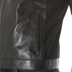 2025 nouveauté hommes élégant veste en cuir OEM conception support laine fourrure décoration usine approvisionnement direct vente chaude mode - Product Image 5