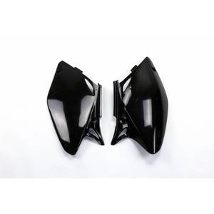 Per Honda CRF 450R 2002-2004 Tuning parti interne ed esterne pannelli laterali neri - Product Image 1