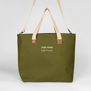 Bolsos de Lona Modernos y Ecológicos con Cierre de Cremallera para Mujer - Uso en Campamentos y Viajes - Product Image 4