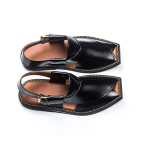 Chappal Peshawari Chappal หนัง PU แท้สำหรับงานกลางแจ้งทำจากหนังแท้คุณภาพดีที่สุด - Product Image 2
