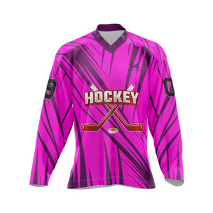 Jersey de Hockey sobre Hielo de Diseño Personalizado de Alta Calidad, Camisetas de Hockey sobre Hielo, Ropa de Hockey - Product Image 5