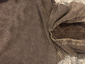 Sudadera con capucha de gran tamaño personalizada Graphic Street Acid Washed Pullover Hoodie Hombres Autumn Long Basics, sudaderas con capucha mezcladas de algodón - Product Image 3