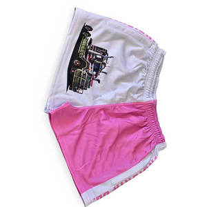 Manufacturer Custom Print Design Ladies Footy Rugby <b>Shorts</b> with <b>Pockets</b> and <b>Zips</b> Sublimated Footy <b>Shorts</b> for Women - Product Image 3