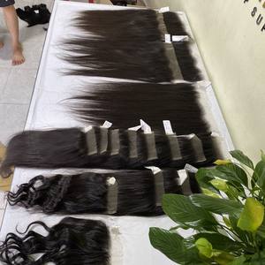 Venta al por mayor de cabello virgen, peluca de encaje Frontal HD suizo, transparente, recta - Product Image 5