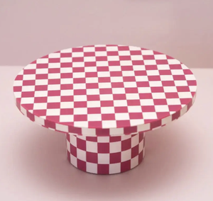 Resin Finished Cup Cake Server <b>Wooden</b> Cake Stand Handmade Decorative Custom Shape Cake Platter from India - Product Image 4