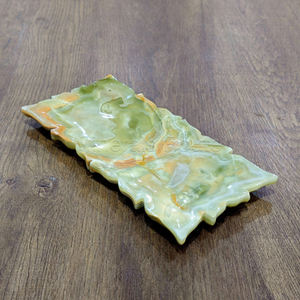 Top Trending 5,5 \ "Rectángulo Pulido Onyx Bandeja de mármol Impresión personalizada Diseño clásico para decoración del hogar y vajilla - Product Image 3