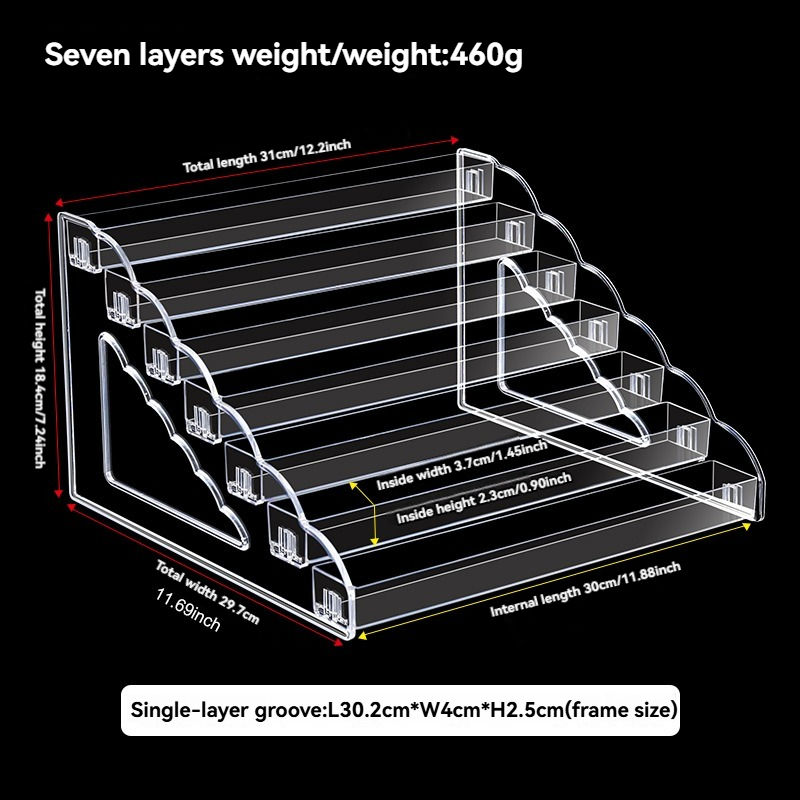 7 niveaux, 31*29.7*18.4cm