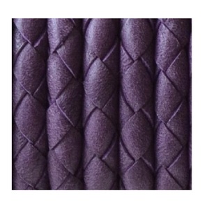 High Quality Custom Design <b>Braided</b> Leather <b>Cord</b> with Necklace Bracelet Components Direct Export for Jewelry Making - Product Image 4