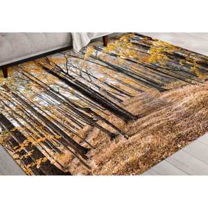 Alfombra con Diseño de Paisaje Forestal: Alfombra Decorativa Antideslizante, Fácil de Limpiar, Alfombra Delgada No Tejida - Product Image 1