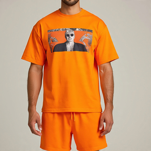 Vêtements de sport Jogging T-shirt Shorts Ensembles Hommes Plus La Taille D'été Léger T-shirts et Shorts Twin Ensembles Hommes - Product Image 6