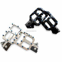 Repose-pieds en aluminium CNC JFGRACING pour moto électrique Surron Ultra Bee, pédale T, antidérapante, accessoire de modification, logo laser