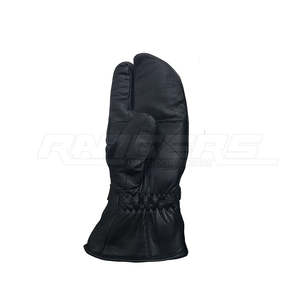 Gants de ski en cuir, design personnalisé, coupe-vent, imperméables, doublure en polaire polyester, faible MOQ, fournisseur de gants de neige, gants de ski en gros - Product Image 5