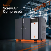 Compresseur d'air rotatif industriel UMWAIR 37 kW 8 bars avec système de séchage intégré pour usine de fabrication électronique