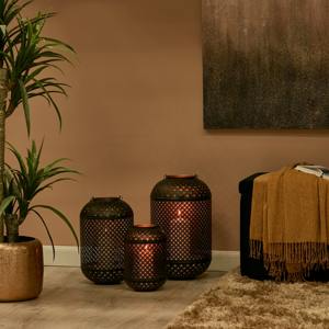 Bougeoir en métal artistique pour la décoration de la maison Accent décoratif élégant pour le style de table et de salon - Product Image 4