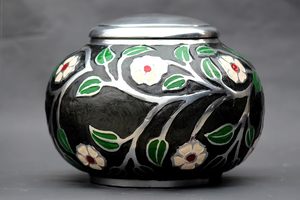Adult Cremation Urns for Male/Female Funeral Urn for Human Ashes Decorative Urns for Ashes <b>Large</b> <b>Keepsake</b> <b>Box</b> (Multi Black) - Product Image 2