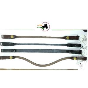 Haute qualité non-canal plat sourcils bande Pop bouton pression boucle cuir équipement équestre pour Sports de plein air équitation - Product Image 4