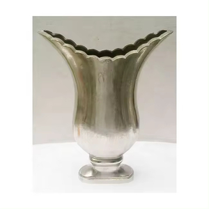 ALUMINIUM FLOWER <b>VASE</b> WEDDING DECORATION <b>VASE</b> FANCY MODERN STYLE MEDIUM SIZE FLOOR <b>VASE</b> GARDEN DECORATION - Product Image 5