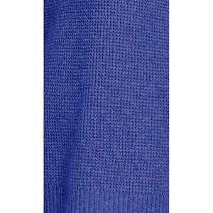 Cardigan da Donna Hippie Rose Blu a Maglia Intrecciata, Manica Lunga, Taglia XS, Stile Casual Coreano, Traspirante e Leggero per la Stagione Autunnale - Product Image 3