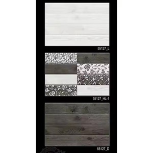 Carreaux muraux émaillés en céramique numérique de qualité supérieure 300x450mm, bleu clair et bleu ciel, beau design de la société indienne - Product Image 2