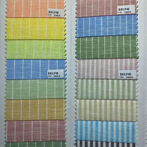 Tela de Algodón y Lino a Rayas para Selfies, Material Premium para Camisas, D No 1027 - Product Image 4