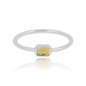 Anillo de piedra granate de Plata de Ley 925 con piedras preciosas naturales minimalistas ahora a precio de fábrica - Product Image 6