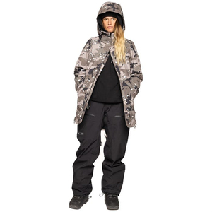 Women's Camouflage Snow Ski Jacket Pants <b>Waterproof</b> Insulated Winter Wear for Men <b>Spray</b> Green Grape Snowboard Ski Suits - Product Image 4
