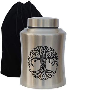 Grande urne commémorative en métal pour crémation, pour cendres humaines, pour adultes, hommes et femmes - Product Image 6