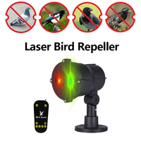 Lumière laser répulsif pour animaux extérieur avec capteur de mouvement alarme de lumière laser dissuasif pour animaux oiseau souris renard répulsif