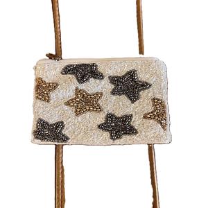 Porte-monnaie à fermeture éclair en perles de rocaille brodées à la main, style bohème, petit porte-monnaie en perles de rocaille brodées - Product Image 6