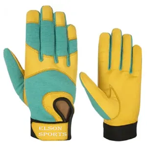 Gants de Baseball en cuir pur, nouveau Style 2023, personnalisés de haute qualité, Softball, à vendre par ELSON SPORTS, 100%