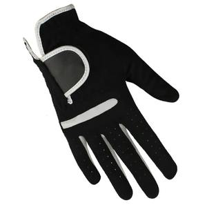 Gants de golf pour hommes gauchers en cuir Cabretta, protection UV, logo personnalisé, microfibre respirante, vente en gros - Product Image 6