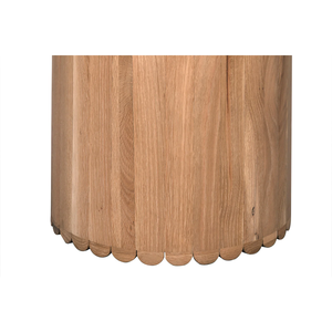 Elora Round <b>Dining</b> <b>Table</b> Handcrafted Solid Wood Circular <b>Dining</b> <b>Table</b> with Modern <b>Rustic</b> <b>Farmhouse</b> Design and Elegant Finish - Product Image 4