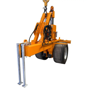 Remorque hydraulique automatique pour bobines de câbles CP FHCDT10 10 tonnes, système de transport de bobines de câbles robuste, fabricant certifié CE ISO - Product Image 1