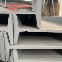 Poutre en acier H soudée, à faible teneur en carbone, haute résistance, anti-corrosion, revêtue de zinc, pour bâtiments industriels et poteaux d'entrepôt