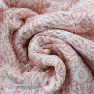 Jaipuri-colcha hecha a mano con estampado de bloques de mano, Reversible, de algodón, de gasa, hecha a mano, colcha de trabajo - Product Image 6