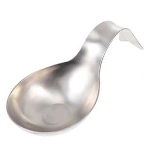 Repose-cuillère en métal argenté en acier inoxydable pour cuisine, maison, hôtel, restaurant et événements de mariage, décoration de table - Product Image 5