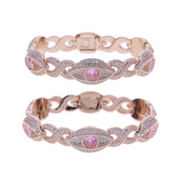 Bracelet pour homme avec portrait de Jésus brillant, plaqué or, collier hip-hop, bijoux de mode chrétienne, stock disponible, vente en gros d'usine