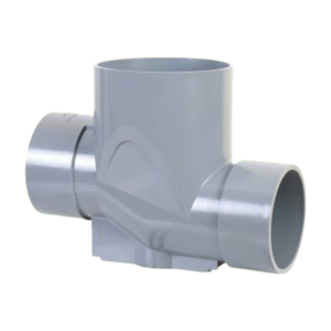 Cámaras de Inspección Excéntricas Horizontales de Dos Ramas de Plástico Tien Phong, UPVC Gris, Capacidad de Carga de 12kN - Product Image 1