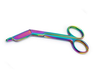 Ciseaux à pansements et ciseaux de traumatologie de qualité industrielle - 7,5 pouces en acier inoxydable, ciseaux d'électricien pour gaucher, garantie de 3 ans - Product Image 4