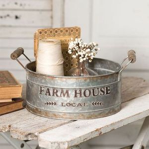 Grande Jardinière Décorative Galvanisée de Qualité Supérieure au Design Unique pour Décoration de Maison Dessus de Table et Pot de Fleur Suspendu - Product Image 5
