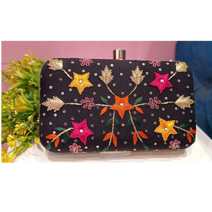 Beau et à la mode sac à main brodé de fil et de style femmes et filles vente chaude à Dubaï sacs de soirée et embrayages - Product Image 6