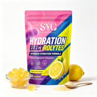 SYC BIO Hydratatie Elektrolyten Gummies, Calcium Magnesium Kalium, Gym Fitness Herstel, 60 Stuks, OEM ODM Private Label