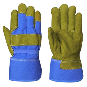 Top-Ranked Canadian Heavy-Duty Garden Gloves Cowhide Split Leather Working Gloves with Heat Spark Resistance Hand Arm Protection - Product Image 3