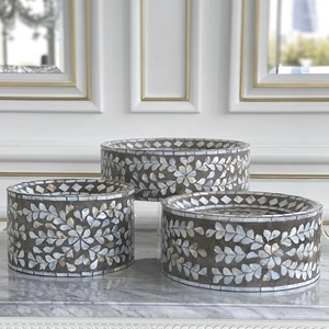 Ramadan Vente Chaude Nouveau Design Nacre Incrustation Plateau De Service Du Viet Nam - Product Image 2
