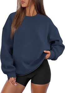 เสื้อฮู้ดดี้และเสื้อสเวตเชิ้ตผ้าฝ้ายถักพิมพ์ลายสำหรับผู้หญิงไซส์ใหญ่ - ฤดูใบไม้ร่วง/ฤดูหนาว กันน้ำ ซักแล้ว พร้อมงานปัก - Product Image 6