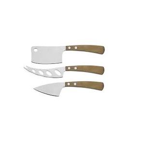 Juego de herramientas de queso directo de fábrica, juego de cubiertos de queso con mango de madera Chapado en plata y acabado antiguo hecho a mano - Product Image 1