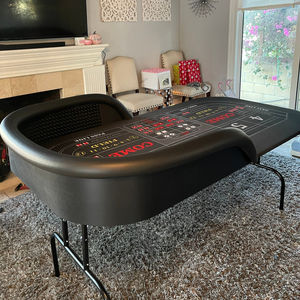 Fabricant de Table Craps de haute qualité avec logo personnalisé, feutre, design, motif, couleurs et taille, craps lourds de qualité casino - Product Image 1