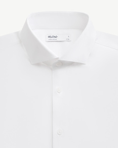 Camisa Formal de Hombre, Tejida, 100% Algodón, Manga Larga, Cierre de un Botón, Transpirable, Corte Ajustado, Estilo Vietnamita - Product Image 3