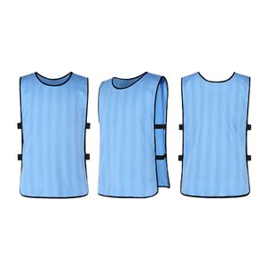 Gilet Scrimmage in maglia poliestere resistente per squadre sportive Pinnies da allenamento Unisex per calcio basket e calcio trapani - Product Image 2